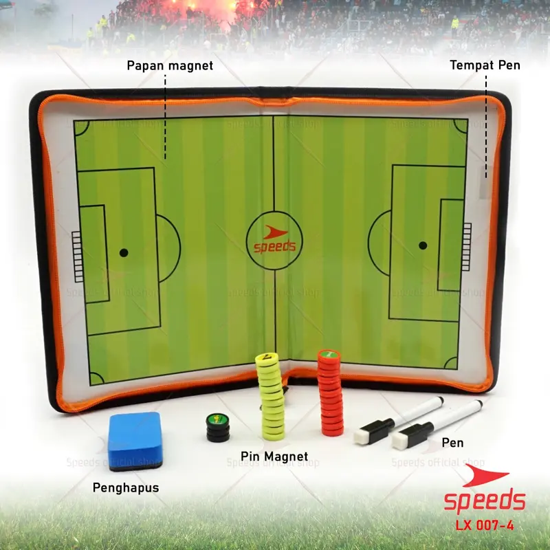 SPEEDS Papan latihan football strategi COACH BOARD strategi football board Outdoor pelatih 007-04 2