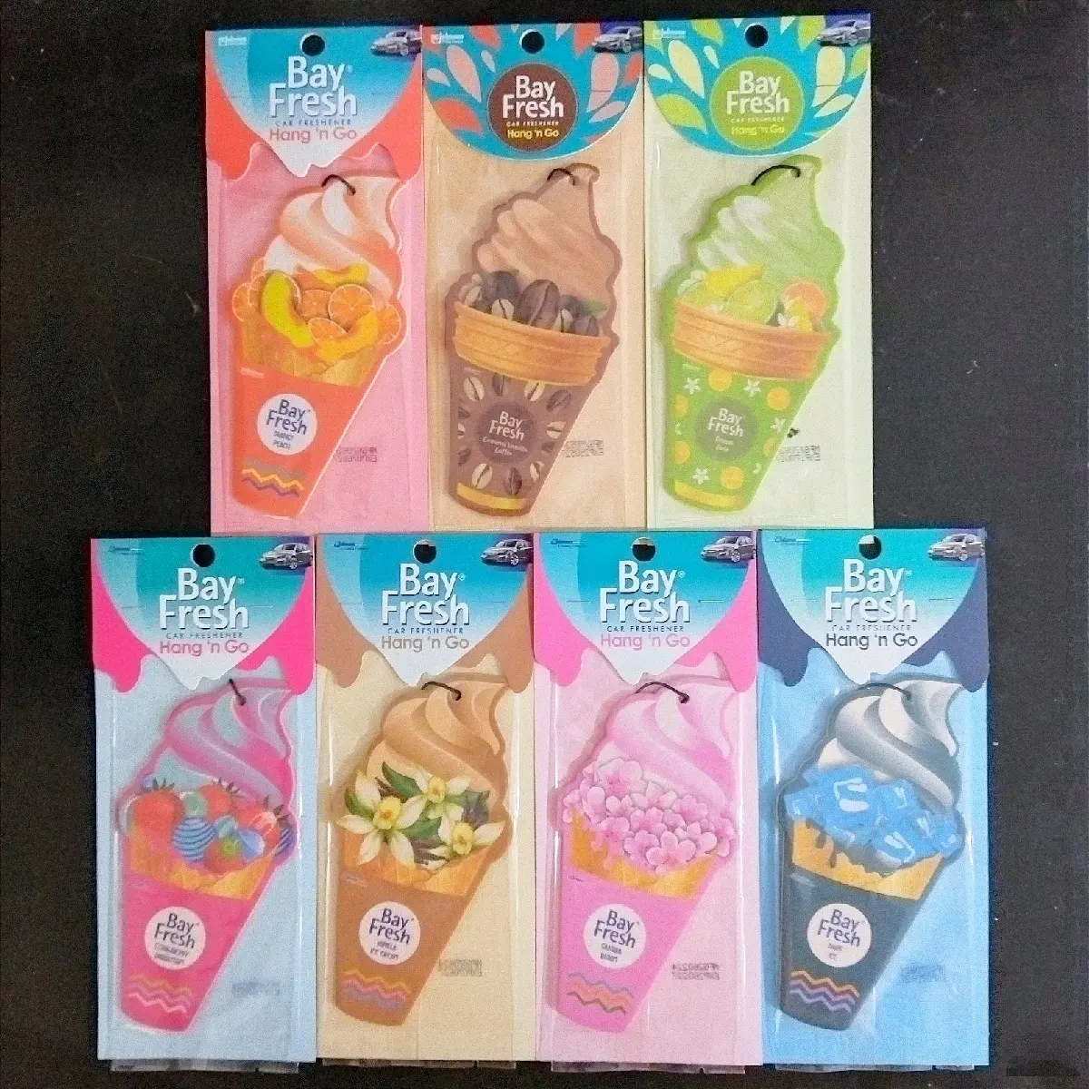 PENGHARUM MOBIL GANTUNG BAYFRESH HANG N GO CAR FRESHENER PARFUM MOBIL