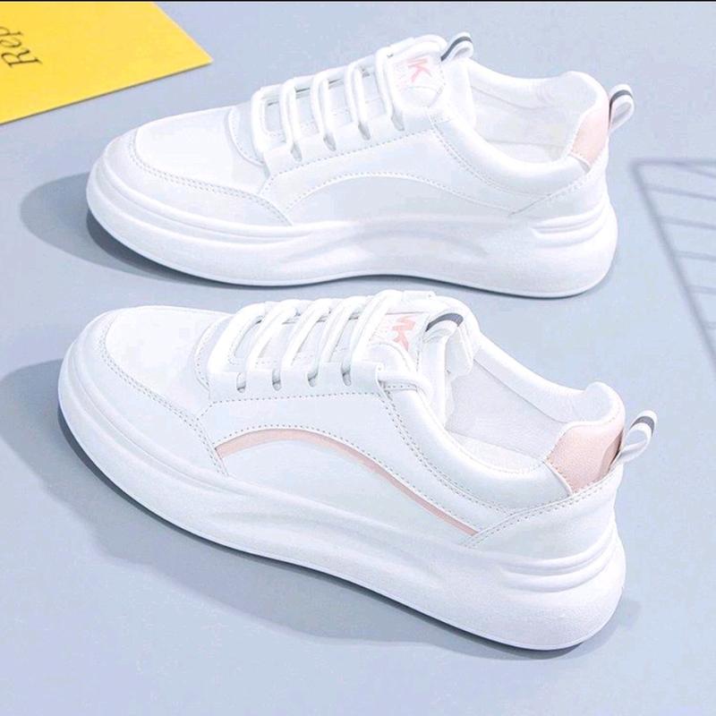 Sepatu Sneakers Wanita Korea - Model MK Pink Biru Coklat, Nyaman & Fashionable Casual Kasual Elegan Shoes 2