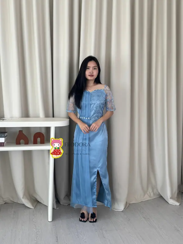 [ FEODORA ] DRESS AURORA / dress pesta premium / gaun pesta terbaru / dress party / dress kondangan / dress natal 2025 4