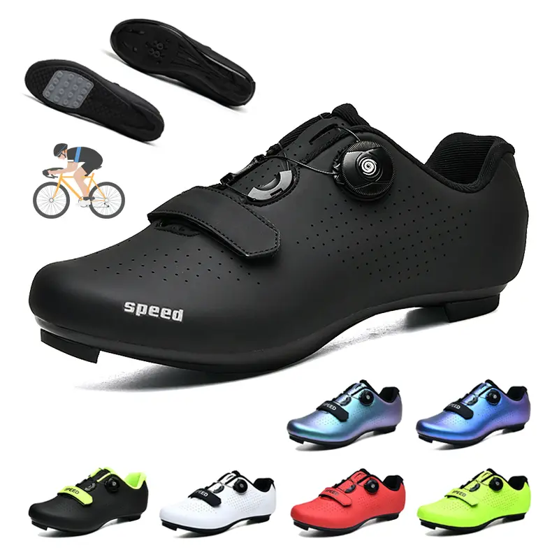 2024 Road Bicycle Shoes Men Cycling Sneaker Mtb Cleat Dirt Bike Speed Flat Sports Racing Women Spd Pedal Shoes