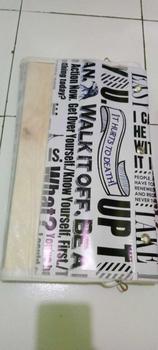 Product Review of Limited edition! Rak tas gantung jumbo motif estetik bahan frint 3D rak tas motif wallpaper koran / rak tertutup alas triplek mika tebal / rak gantung jumbo spon frint 3D from M** D**y R**a 0