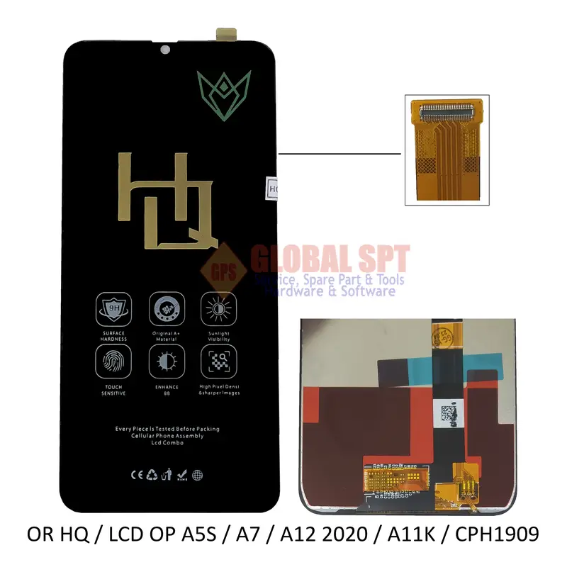 LCD TOUCHSCREEN KOMPATIBEL UNTUK OPPO A5S / A7 / A12 2020 / 3 / A11K / CPH1909 5