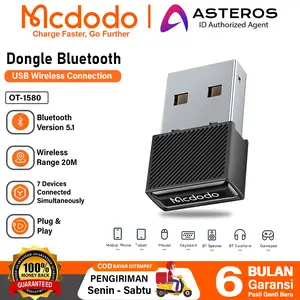 MCDODO USB Bluetooth Adapter Wireless Dongle PC Bluetooth Receiver 5.1
