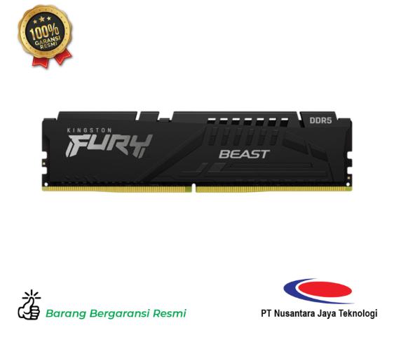 Gambar Kingston Memory RAM Fury Beast DDR5 16GB (1x16GB) 5600MHz KF556C36BBE-16 dari STAR17 COM Kota Administrasi Jakarta Selatan Tokopedia