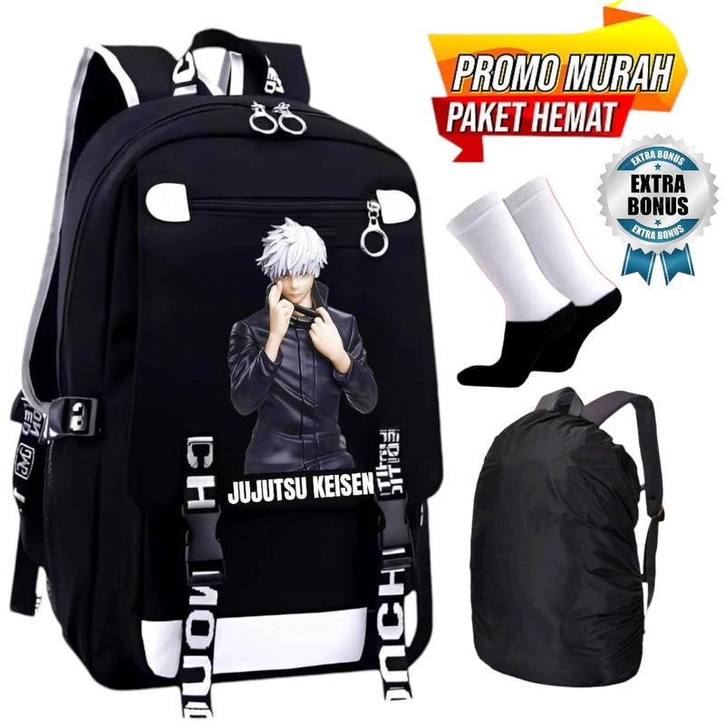 Product Introduction of TAS RANSEL PRIA TERMURAH RANSEL SEKOLAH TAS PRIA DISTRO KEREN TERBARU  RANSEL KANVAS KAPASITAS BESAR TAS PUNGGUNG Backpack Wanita 21