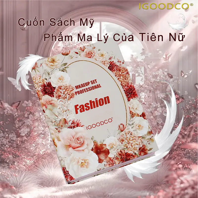 IGOODCO 84 màu Bảng màu bột đa màu Dễ dàng áp dụng Không giật gân Tất cả trong một Mỹ phẩm Quà tặng sinh nhật Ngày Valentine