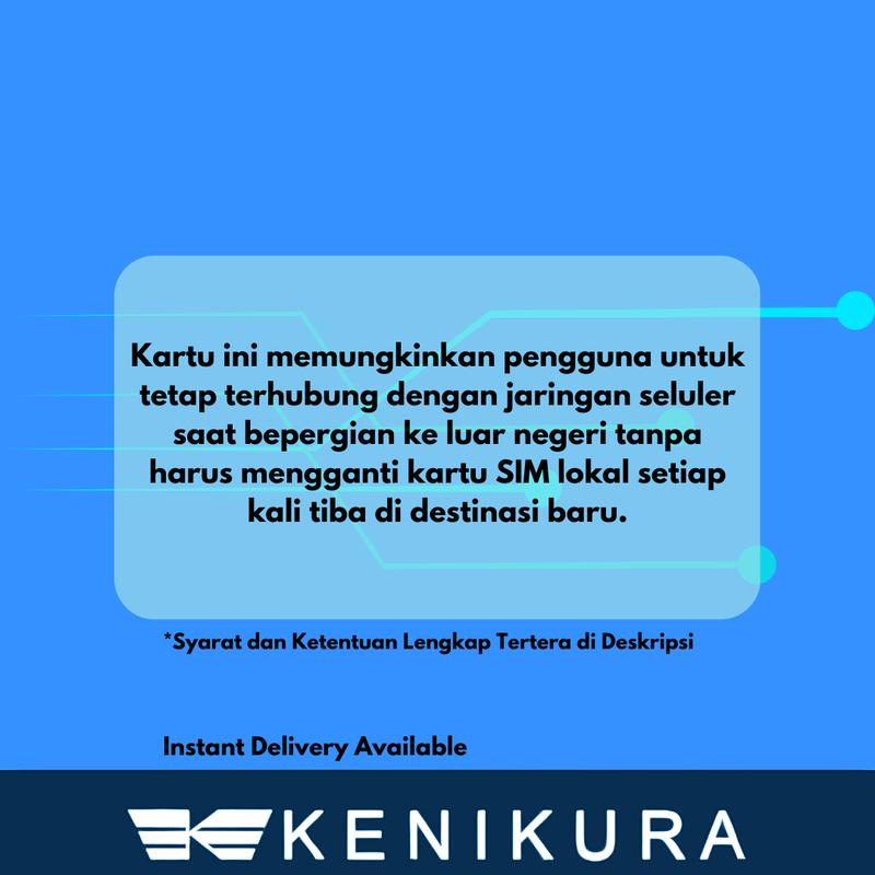 Simcard Singapore Malaysia Indonesia Thailand sim card paket data internet Singapura Kenikura 2