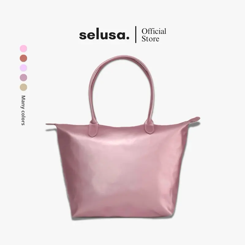 SELUSA AMBER NYLON TOTEBAG Water Splash | Tas Bahu Tas Jinjing Nilon Wanita 0