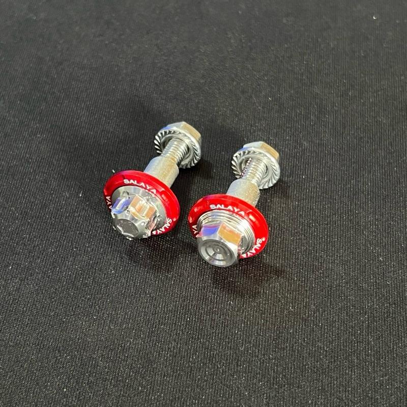 Ốc salaya lắp tay thắng đĩa tặng long đền đỏ + tán inox 304 - Phụ kiện