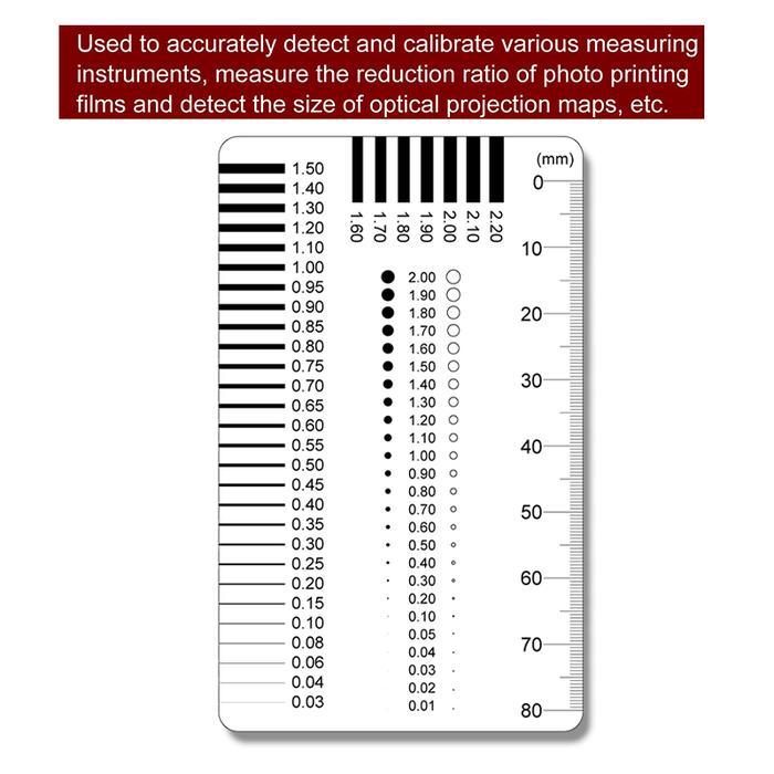 Tembok Crack Scale Gauge Ruler Pengukur Keretakan - Shop | Tokopedia
