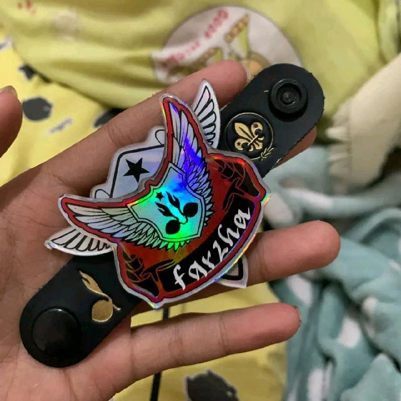 Ring kacu pramuka supernova holgram dobel akrilik  pengikat clips dasi pramuka Bros 6
