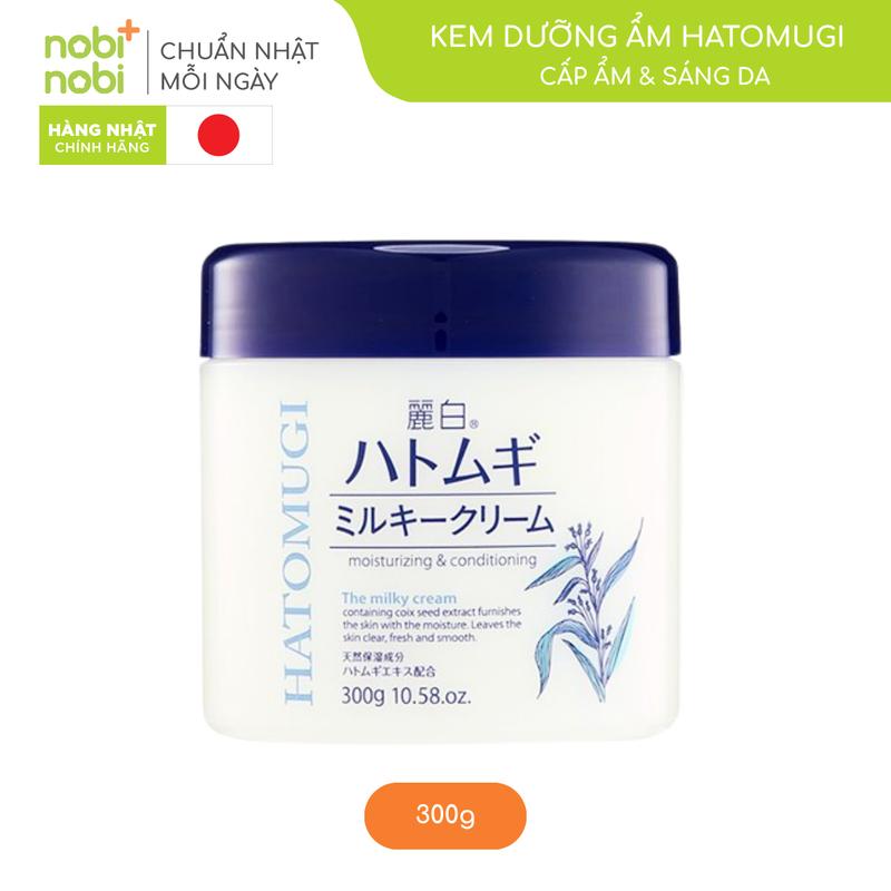 Kem Dưỡng Da Mặt Hatomugi Cấp Ẩm & Làm Sáng Da 300g