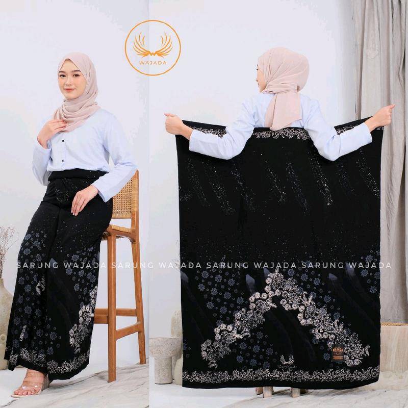 (BIGSIZE) SARUNG AQIL SARUNG WAJADA SARUNG GOYOR SARUNG CAP WANITA TERMURAH Santri 2