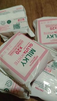 Product Review of 【COMBO】 MILKY GLUTAWHITE SOAP (1 BOX/10 BARS)+ MILKY GLUTAWHITE LOTION (250ml) I WHITENING I MOISTURIZING I BRIGHTENING I ANTlAGING I HELPS LIGHTEN SCARSS AND DARKSPOTS from T**i 1