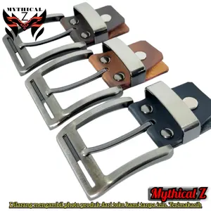 Kepala sabuk Kulit 4cm kepala gesper kepala ikat pinggang murah