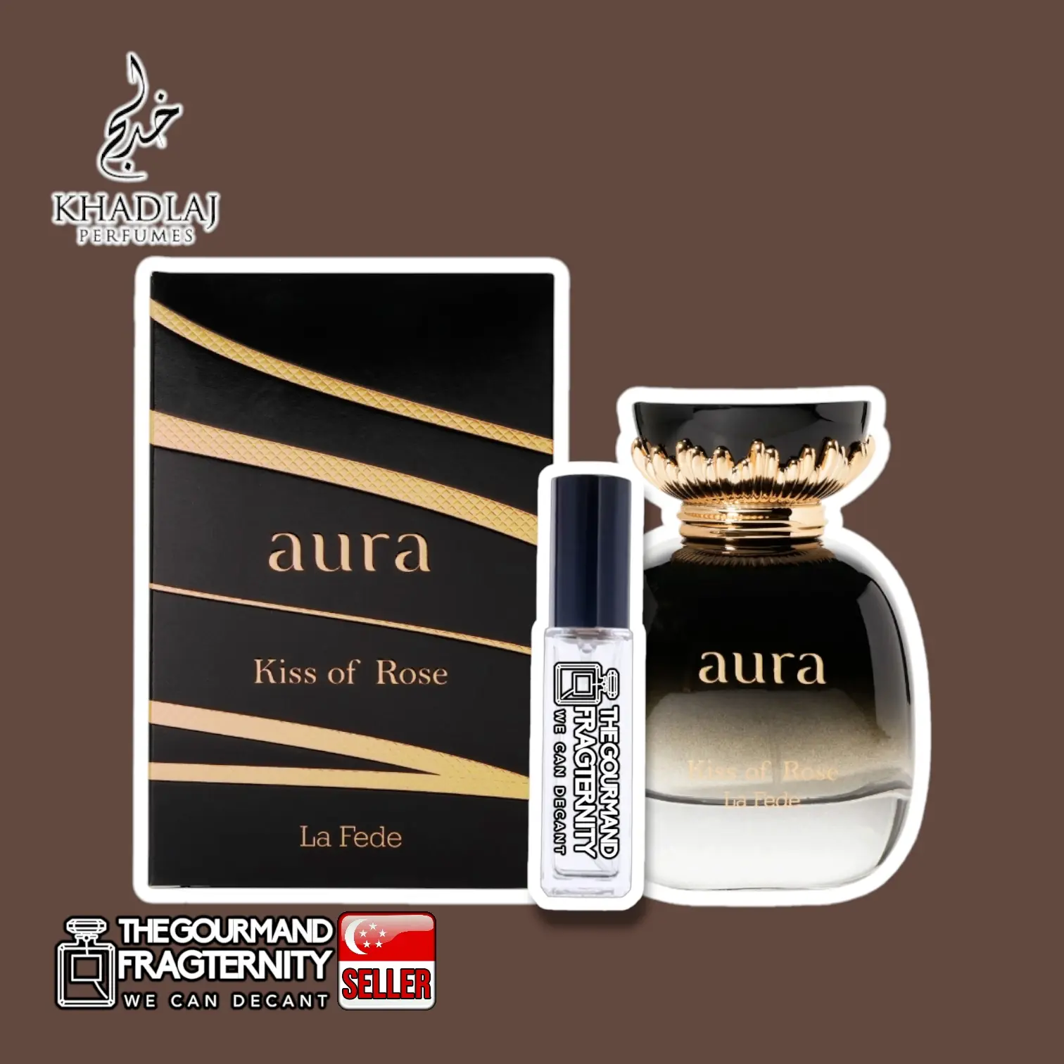 KHADLAJ La Fede Aura Kiss of Rose Eau de Parfum