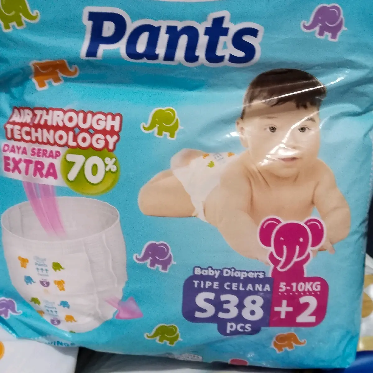 Promo pampers Babyhappy pants S38 - tipe celana