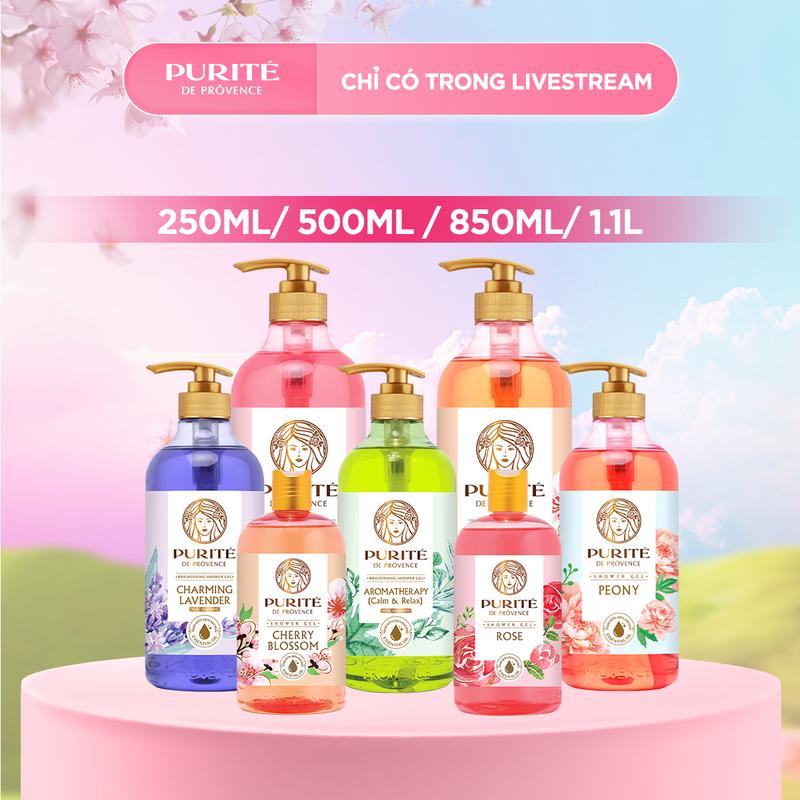 Sữa Tắm Thiên Nhiên Purité 250ML/500ML/850ML/1.1L