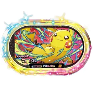 PIKACHU Pokemon Mezastar - Tag Superstar 6 Bintang / 6 Six star Season 2 Asli
