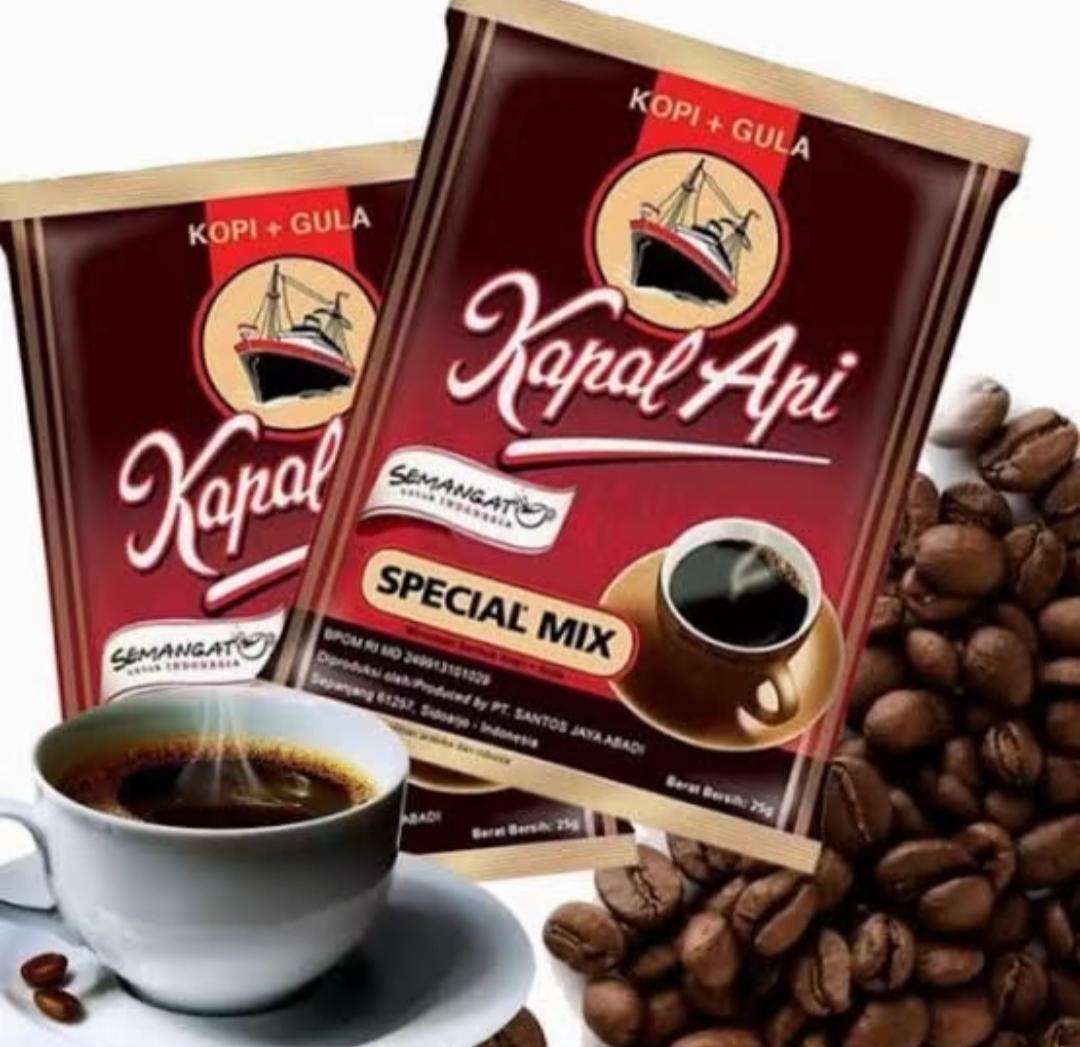 Kopi Kapal Api Spesial Mix 1 Kardus - Kopi Robusta - Coffee Black Bubuk