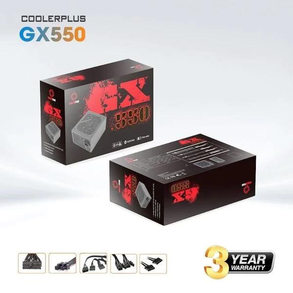 Bộ nguồn máy tính Coolerplus GX550 550W
