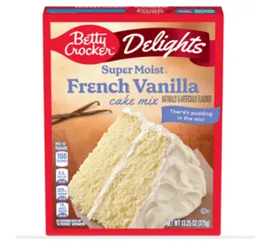 Betty Crocker Delights Super Moist French Vanilla Cake Mix