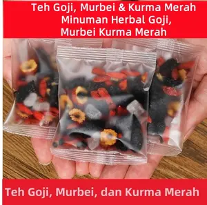 Teh Herbal Kesehatan – Kombinasi Teh Goji, Murbei, dan Kurma Merah untuk Pemulihan Setelah Lembur, Cocok untuk Pria & Wanita