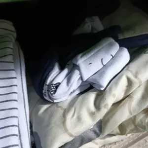 3 PCS TOPI + 3 PASANG SARUNG TANGAN KAKI BAYI BARU LAHIR (BABY NEWBORN) SERI BIRU NAVY KUCING AWAN