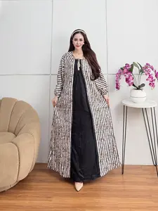 Gamis Amara Terbaru - Lingkar dada 120 - Gamis Rayon Premium Busui Frendly Resleting depan