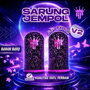 Promo Sarung jempol Ap king V2 Logo Reflective Responsif+Sensi Game FF - Untuk Game Mobile Free Fire Gaming By Andra St