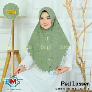 BETTI HIJAB pad lazer premium bahan katbol tangkai terbaru best seller