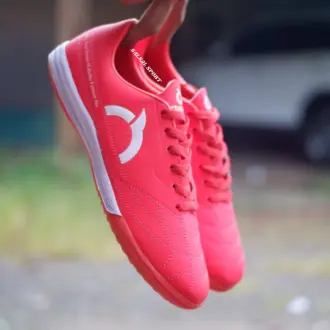 SEPATU FUTSAL KULIT SENTETIS SOL KARET SOL TEBAL DAN BERDECIT 3