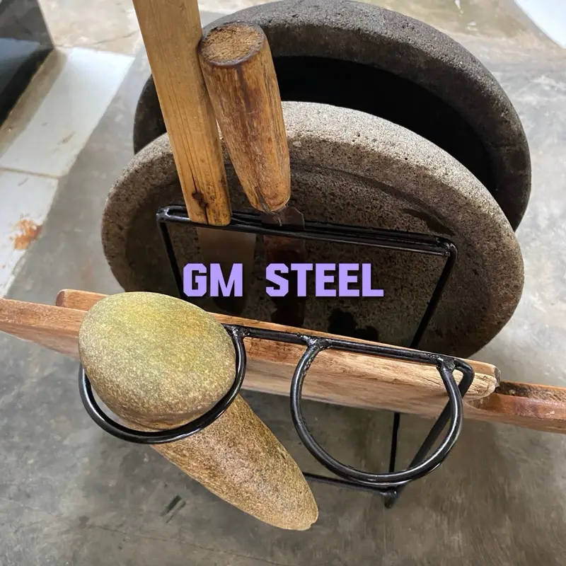Rak cobek / tempat penyimpanan cobek / rak multifungsi Dapur  Besi Anti Karat rakdapur / Rak pisau Kado 6