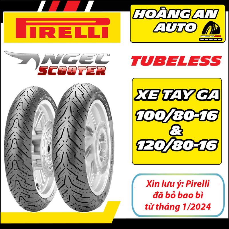   Cặp Pirelli Angel cho Honda SH 125 150  Vỏ lốp xe Pirelli Angel Scooter size 100 80-16 và 120 80-16 vỏ ko ruột - giá 1 cặp. Cao Su voxe sh150i 