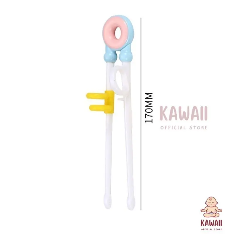 KS Sumpit Anak-anak Kartun Latihan Belajar Makan / Training Chopstick / Sumpit Anak Bayi Karakter 8