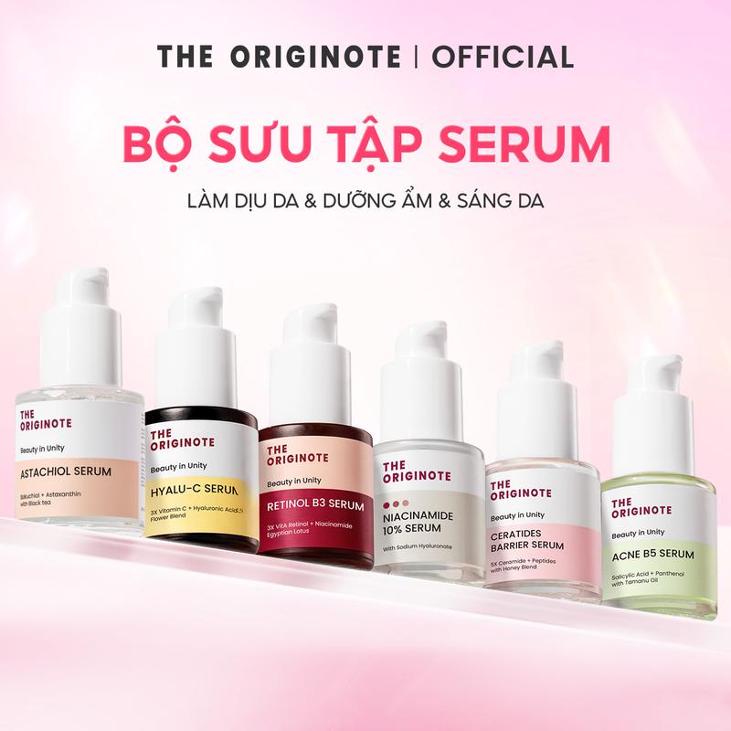 Serum The Originote Hỗ Trợ Giảm Mụn Và Làm Dịu Da Dưỡng Ẩm Sáng Da Với 2.5% Salicylic 20ml Tinh Chất Skincare Chăm Sóc Da