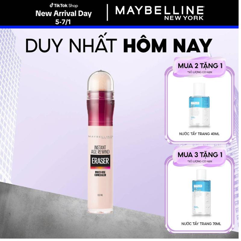  Bút Cushion Che Khuyết Điểm Đa Năng Instant Age Rewind Eraser Multi-use Concealer Maybelline New York 6ml 