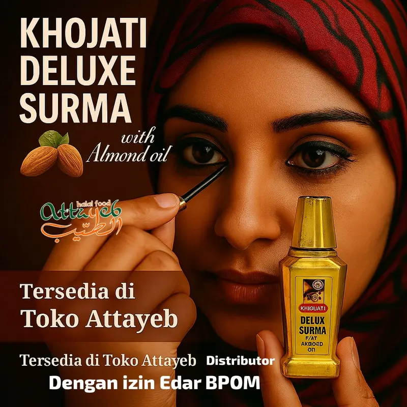 Celak PIALA Khojati Delux Surma With Almond Oil Plus Dari Batu Itsmid Celak Sipat Mata Alis Mumtaz 3