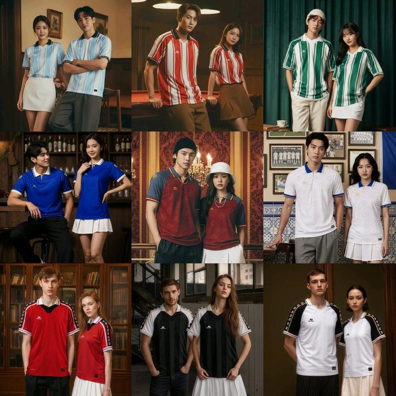 BST ÁO BÓNG ĐÁ RETRO BULBAL REVALTA CLASSIC SOCCER DEFINED BY YOU, TOP UNISEX