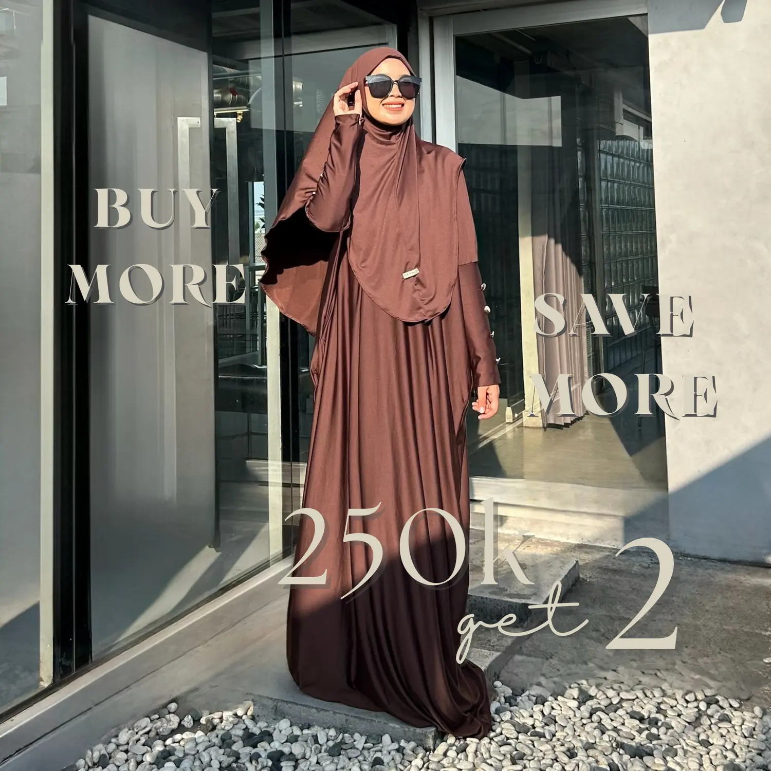 EL Lucky - ABAYA JERSEY BETWING || ABAYA SET KERUDUNG