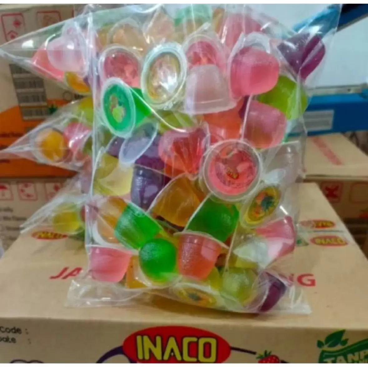 Inaco Jelly 1kg Inaco Jelly Mix 1 Kilo isi +- 64pcs Inaco Jelly Repack