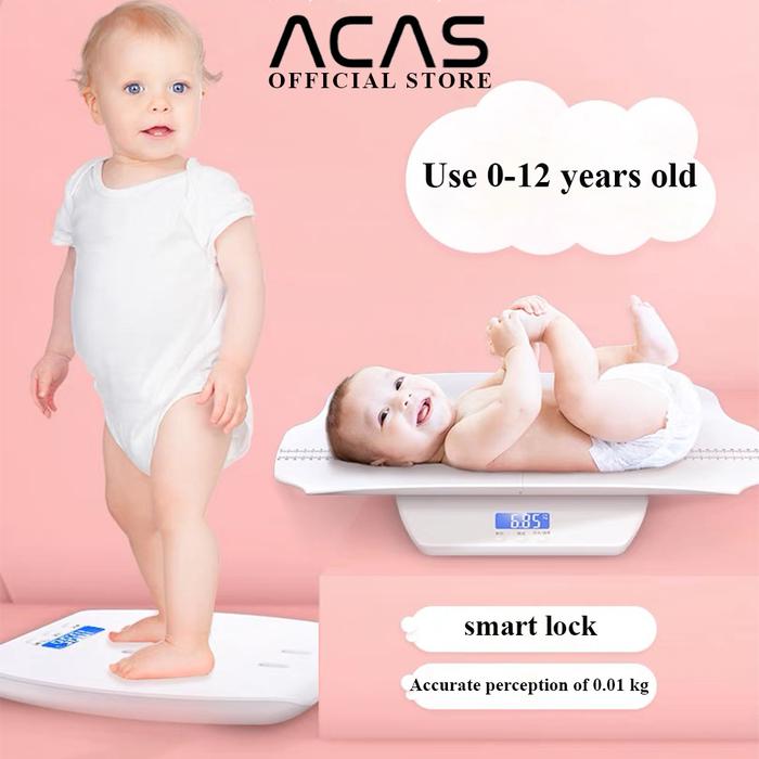 Gambar ACAS Timbangan Bayi Digital YEC Kapasitas 100 Kg Electronic Baby Scale Kap 100Kg Anak dari ACASOFFICIALSTORE Kab. Tangerang Tokopedia