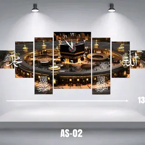 (TERMURAH) JAM DINDING KALIGRAFI JUMBO/JAM DINDING RUMAH/JAM DINDING KALIGRAFI 1SET/JAM DINDING AESTHETIC /JAM DINDING UNIK