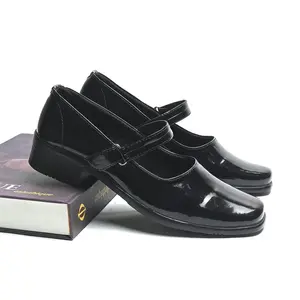 Sepatu Pantofel Paskibra Hitam glossy Hak 3 Cm Paskibraka Paskib Wanita