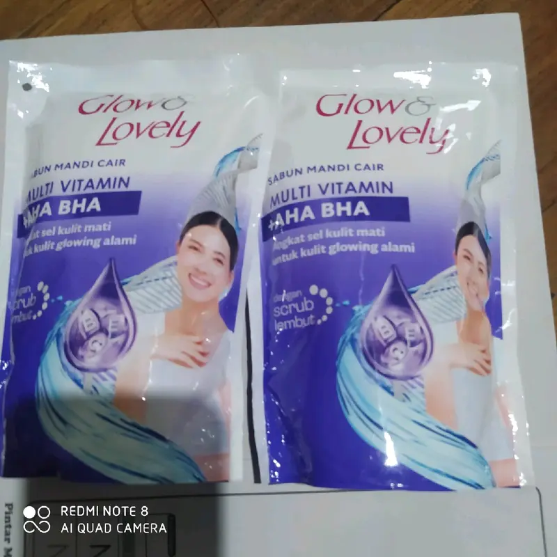 promo hemat isi 2 pcs glow loveli sabun cair multivitamin bha 400ml 0