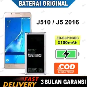 Baterai batre For S4MSUNG J510 / J5 2016 / EB-BJ510CBC Original - J510 Battery