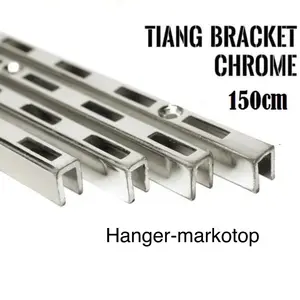 Tiang braket 150cm rel tiang breket