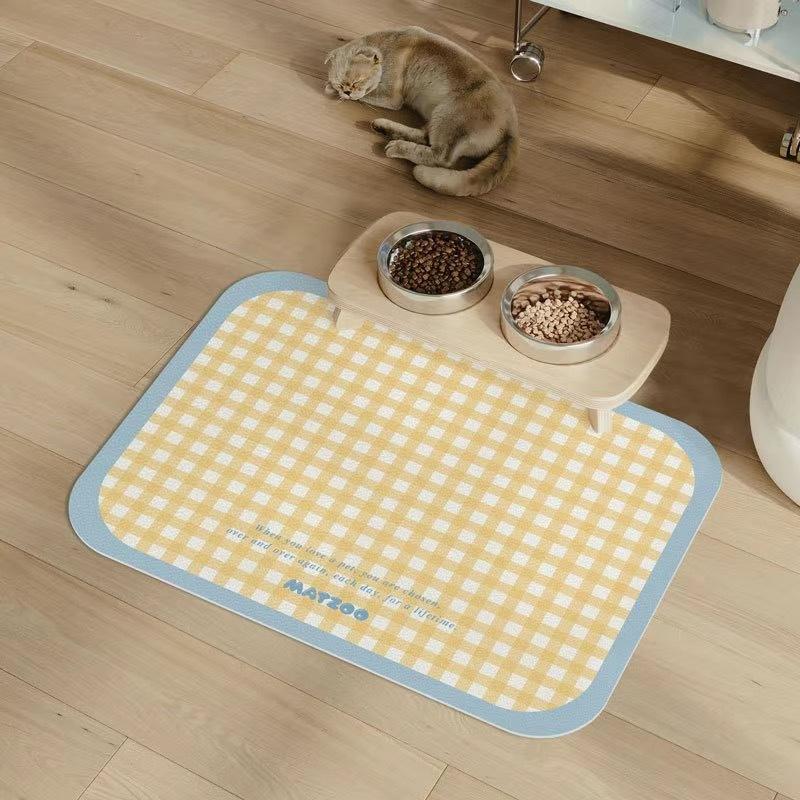 Thảm ăn cho thú cưng chống thấm nước không trượt PVC bền bỉ