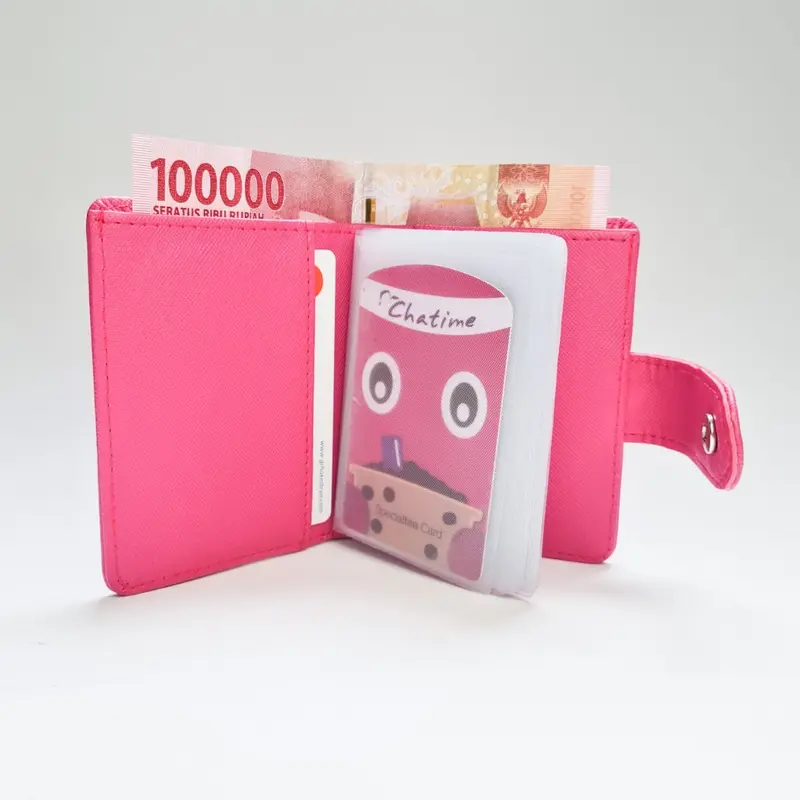 Dompet Kartu Slot Amplop Envelope Angpau Card Holder Double Uang Kertas Koin Souvenir Serbaguna 1